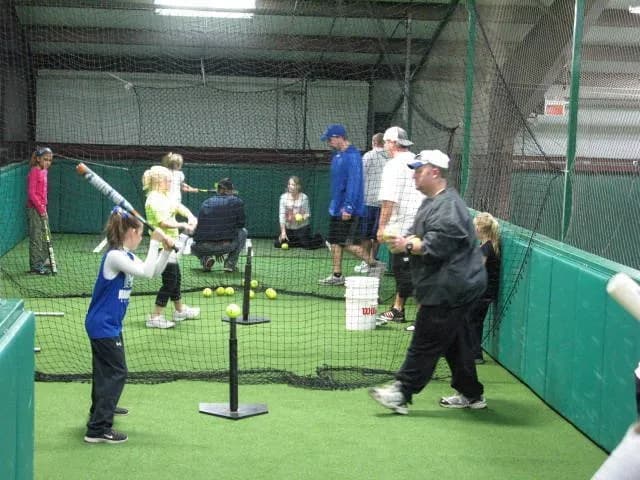 Upstairs Hitting / Pitching Area